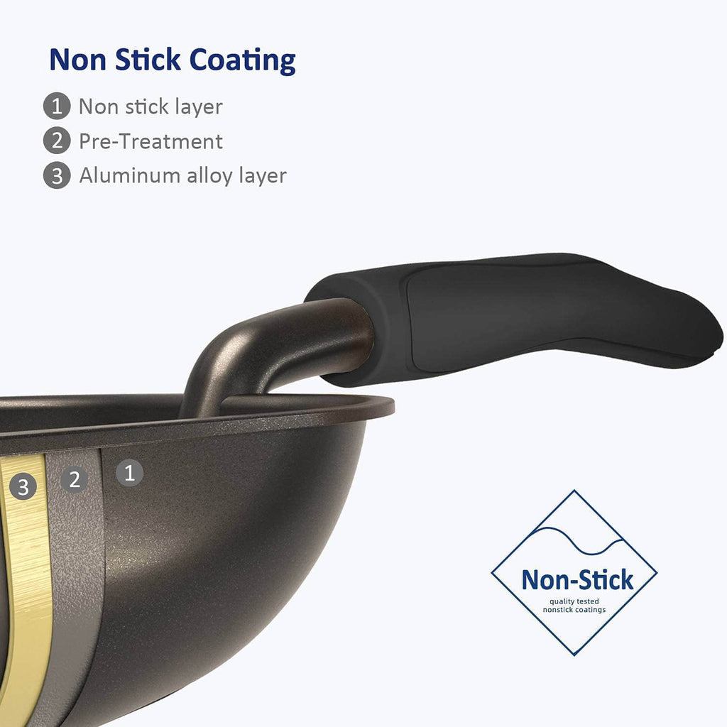 Premium Non-Stick Cat Litter Scoop - Durable Aluminum Alloy with Deep Shovel Design for Effortless Cleaning - Large Size in Sleek Black