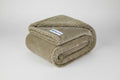 Luxurious Waterproof Dog Blanket - Reversible Sherpa Fleece Throw for Medium to Large Pets - 60x40 Inches in Taupe