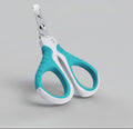 Professional Pet Nail Clippers - Ergonomic Claw Trimmer for Cats, Dogs, and Small Animals in White/Pine Green