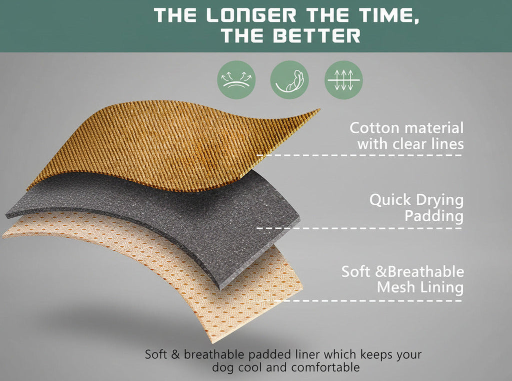 Tactical Dog Harness for Large Dogs No Pull, Famous TIK Tok No Pull, Fit Smart Reflective Pet Walking Harness for Training, Adjustable Dog Vest Harness with Handle Brown L