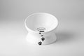 Elevate Your Cat's Dining Experience with Our Anti-Vomiting Ceramic Bowl - Perfect for Flat-Faced Cats and Small Dogs (5 Inches, White)