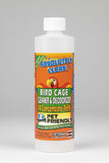 Amazing Bird Cage Cleaner and Deodorizer - Just Spray/Wipe - Safely & Easily Removes Bird Messes Quickly and Easily - USA Made - Fragrance Free (4X Concentrate - 16Oz Makes 64Oz)
