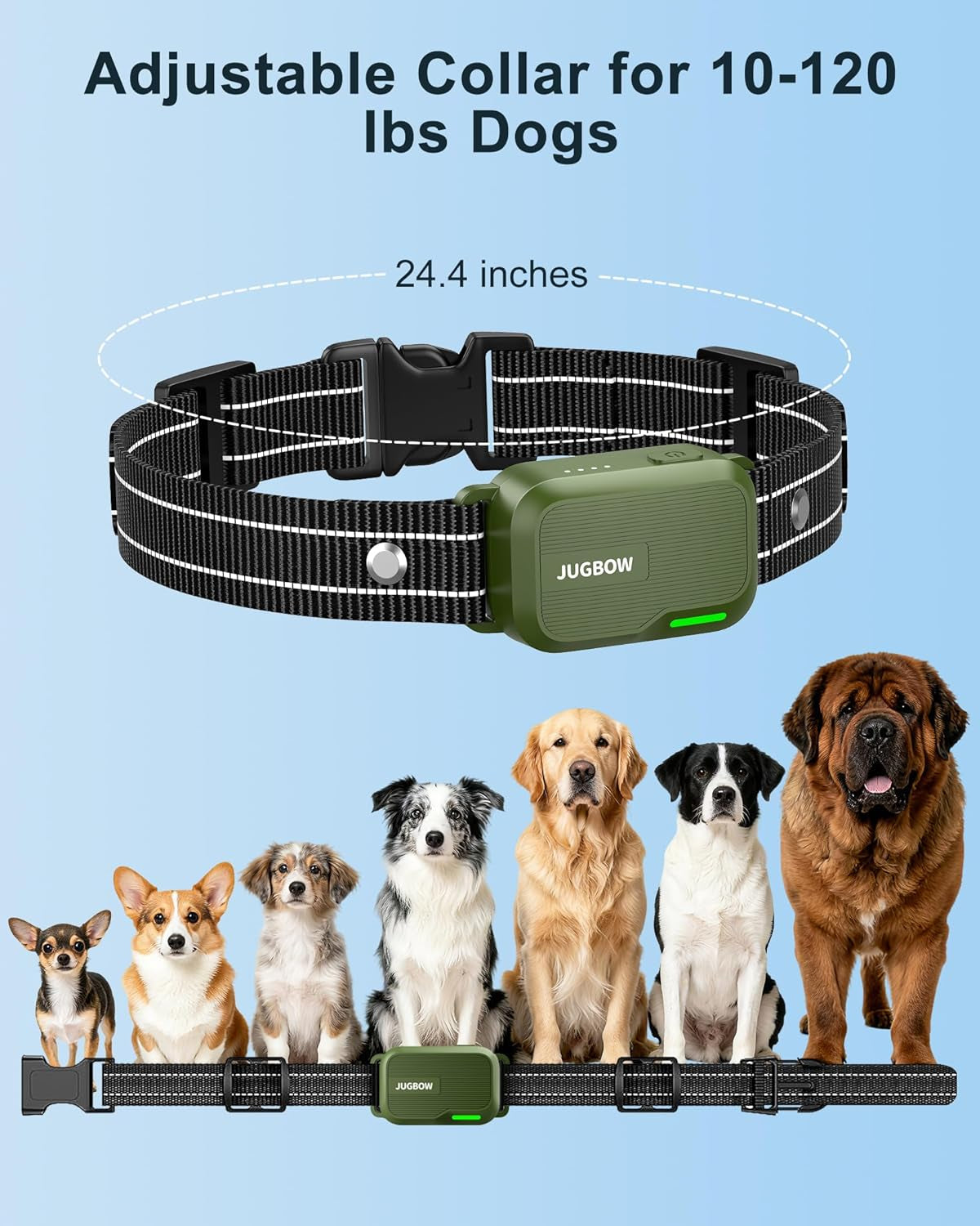 Ultimate Dog Training Shock Collar - 4500FT Remote Control, Waterproof Design & 4 Customizable Training Modes for Dogs 10-120Lbs